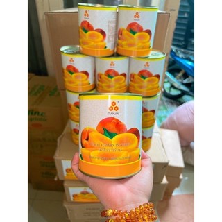 LON 820GR ĐÀO MIẾNG ngâm THÁI LAN