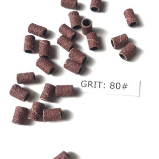 Đầu chà nhám gắn trục 6.35mm grit 80
