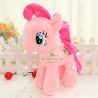 Thú bông ngựa pony 40cm - hồng