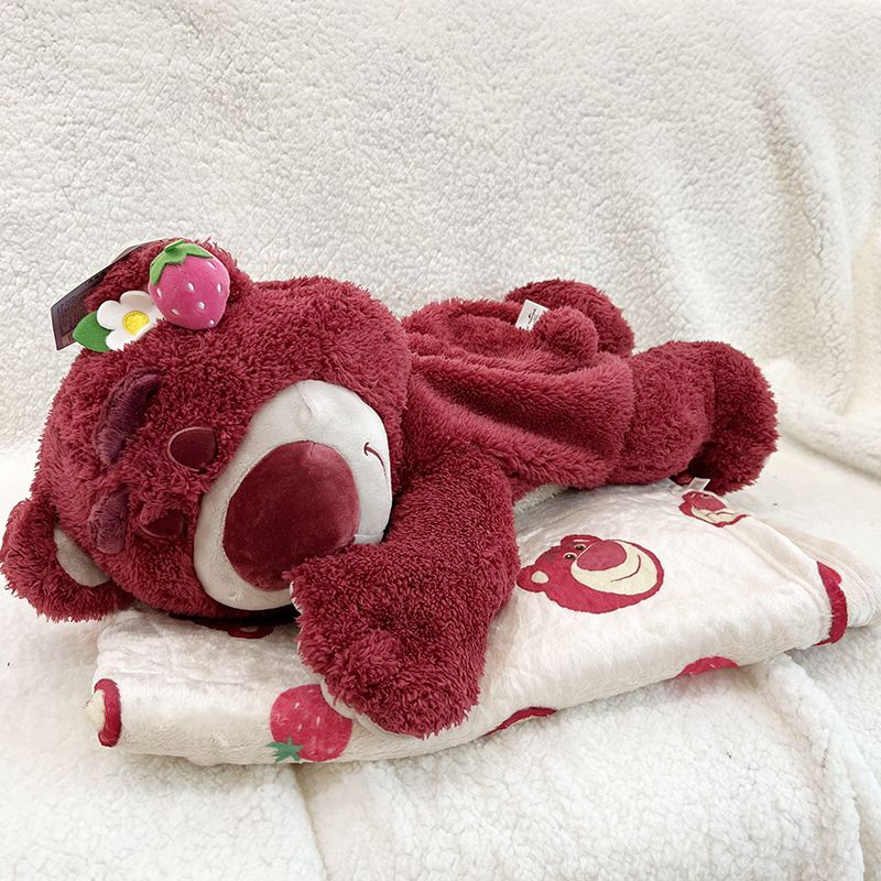 Gấu bông Lotso kèm mền chính hãng Disney full Tag