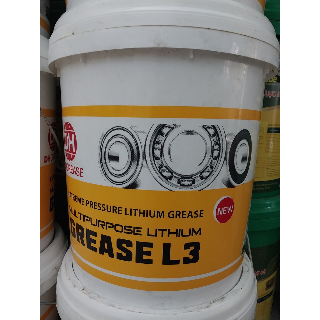 Mỡ Bôi Trơn DH Grease L3 Chịu Nhiệt xô 15kg