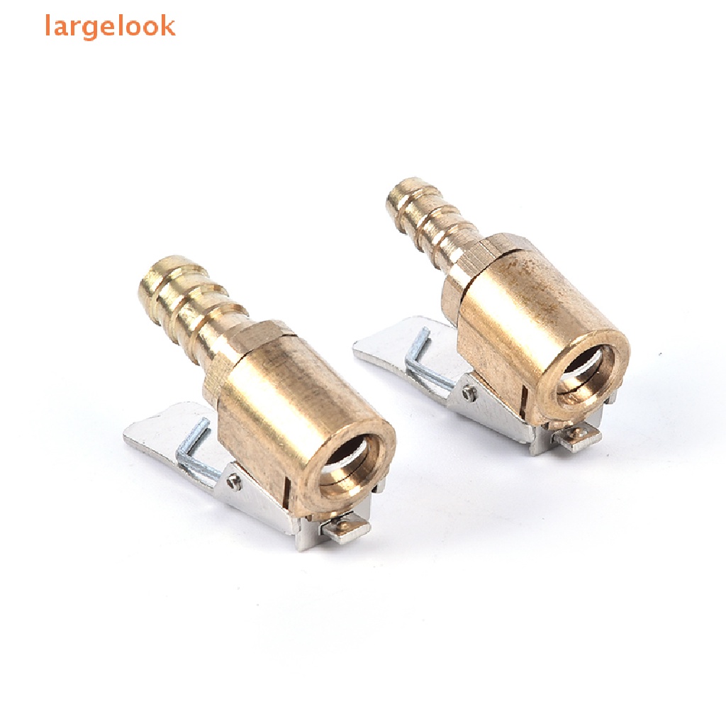 Van Bơm Hơi Lốp Xe Hơi Bằng Đồng Thau Có Kẹp Khóa Tiện Dụng