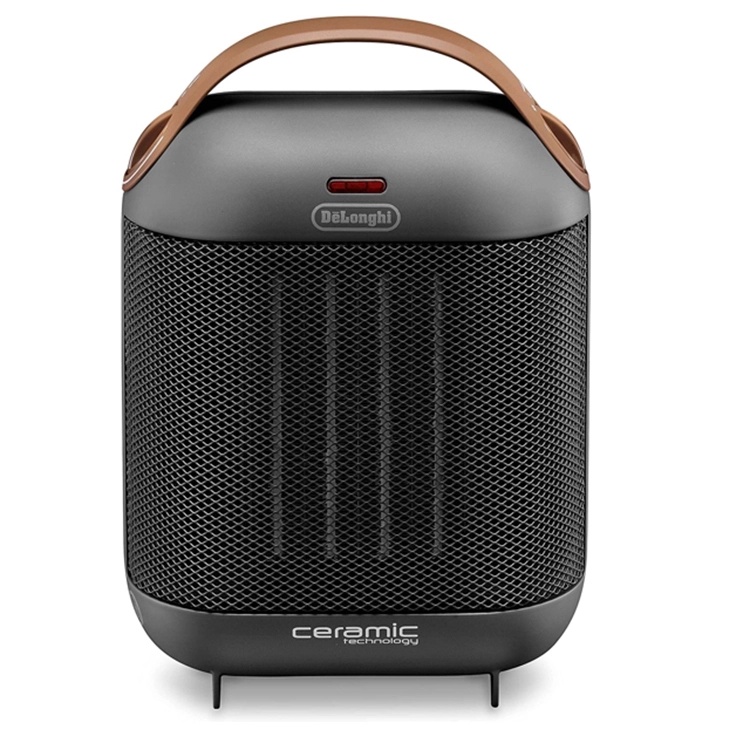 Máy sưởi gốm Delonghi mini 1800W, làm ấm nhanh, không gây khô da, dùng cho phòng 15-20m2. GEM - Hàng Đức
