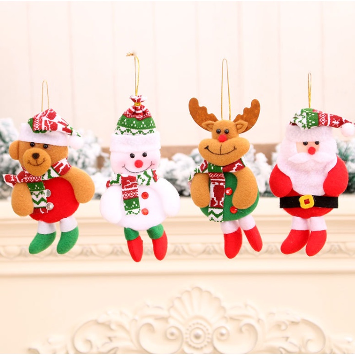 Phụ Kiện Thú Bông Treo Cây Xinh Xắn VB03 Trang Trí Cây Thông, Trang Trí Noel Giáng Sinh ( GIAO NGẪU NHIÊN )