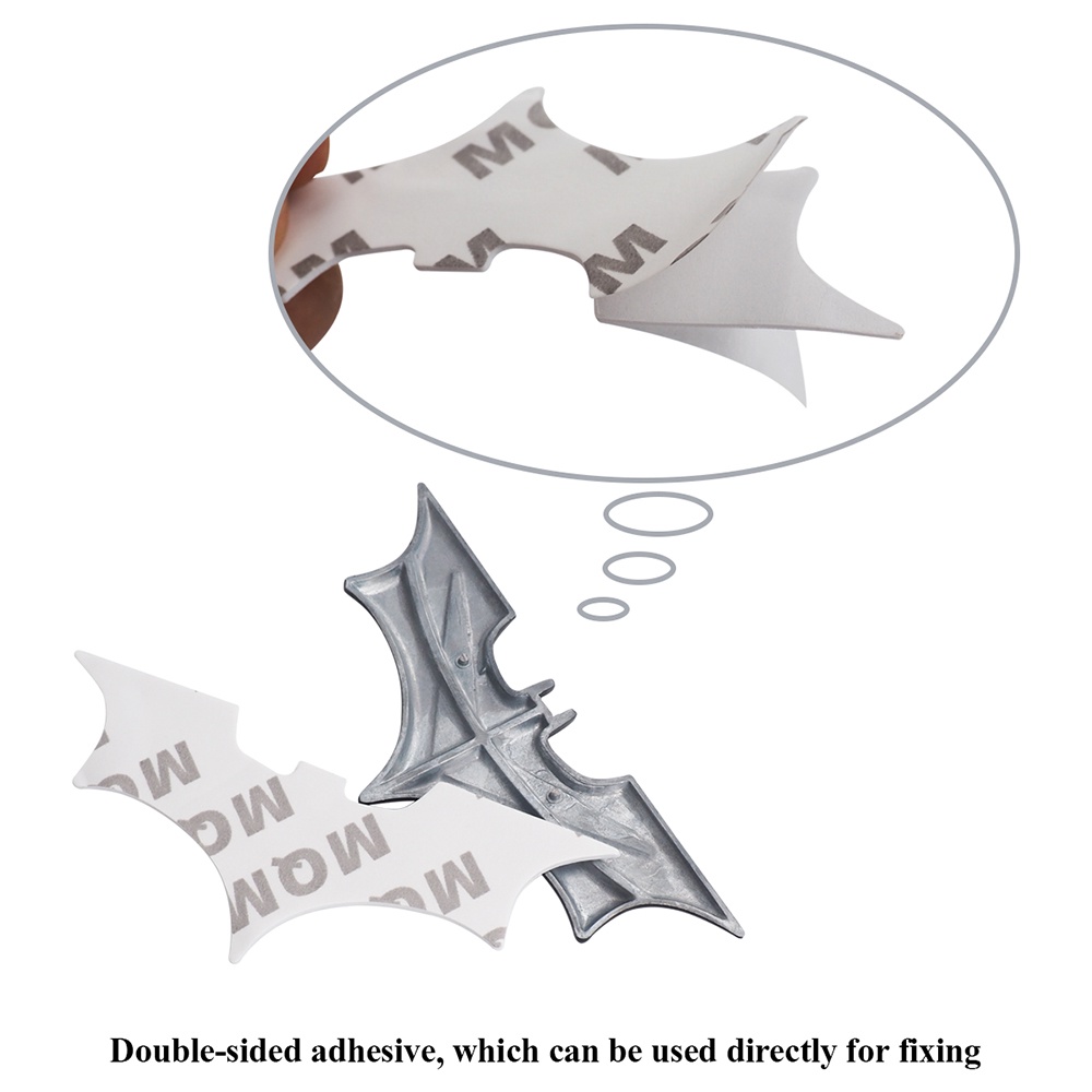 Logo Batman 3D Bằng Kim Loại Trang Trí Xe Hơi