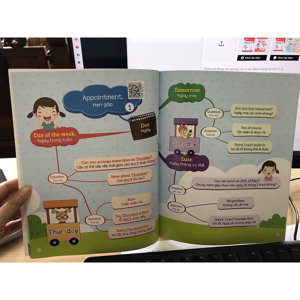 Sách - Combo 2 cuốn 1001 mẫu câu tiếng anh giao tiếp thông dụng và chinh phục tiếng anh theo sơ đồ tư duy mind map