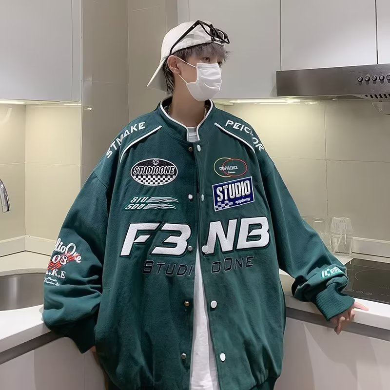 Áo Khoác Nam Bóng Chày Plus Size Unisex Phong Cách Hàn Quốc áo khoác bomber nữ áo khoác nam thời trang áo khoác nam cao cấp