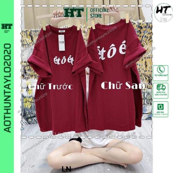 Áo phông nữ HTSTORE áo thun e ô e cotton mát in 3D và 5D siêu nét