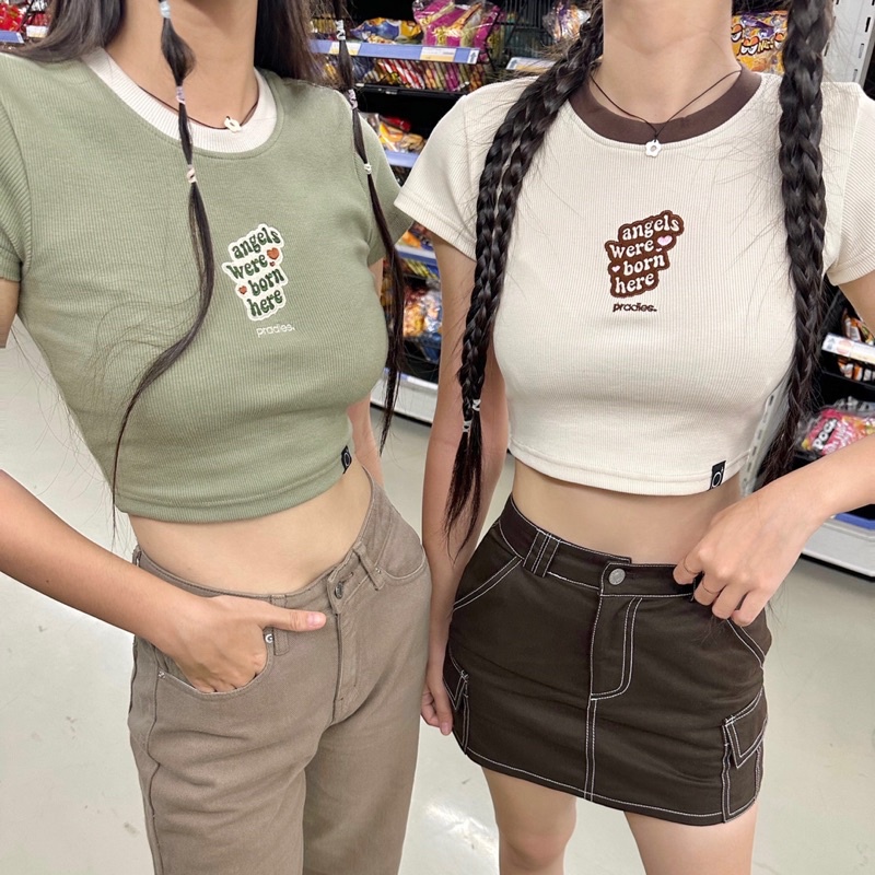 Áo Croptop Ôm PRADIES Sweet Honey