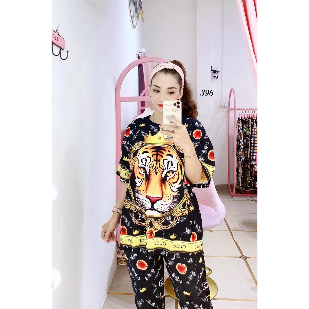 SET Bộ Quần Dài 70-90kg In Hình 3D Big Size Hình Shop Chụp - BDL396