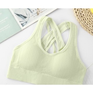 Áo ngực bra crotop (cài khuy) đan dây mới