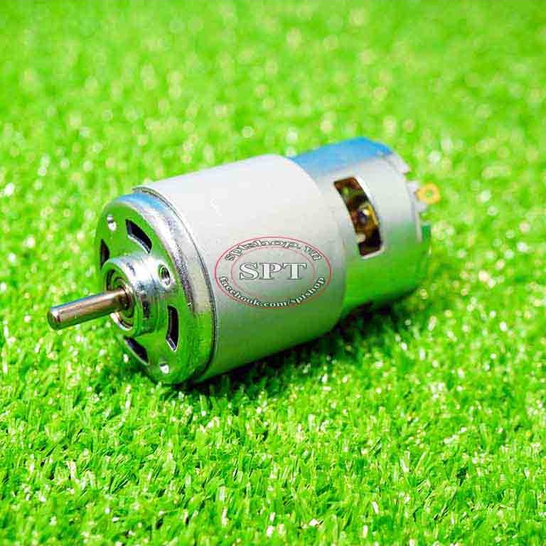 Động cơ motor 775 2 bạc đạn 12-24V 22000RPM