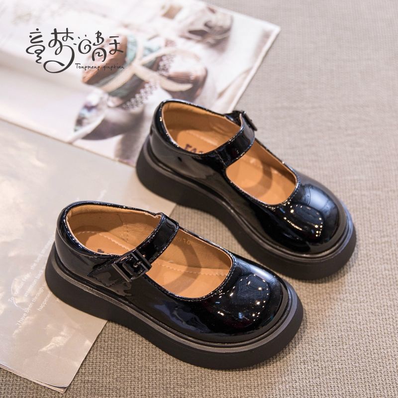 Giày Búp Bê Da Đế Mềm Phong Cách Anh Quốc Thời Trang Xuân Hè 2022 Cho Bé Gái