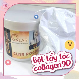 Bột tẩy collagen cao cấp + oxy (chiết nhỏ, tặng oxy hỗ trợ tẩy)