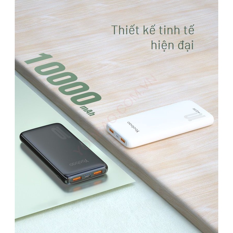 Pin Sạc Dự Phòng Yoobao D10Q Dung Lượng 10000mAh PD 3.0 Chính hãng