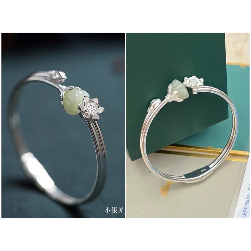 Vòng Tay Bộ Ly (hàng loại 1)S925 Hoa Sen Phim Trầm Vụn Hương Phai Dương Tử-Thành Nghị (ảnh thật)