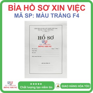 [SÉT ] COMBO 10 BAO HỒ SƠ TRẮNG, KÍCH THƯỚC KHỔ A4/F4