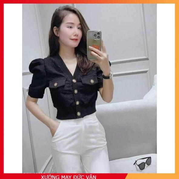 🥰🥰ÁO LEN CỔ TIM TÚI NGỰC TAY BỒNG