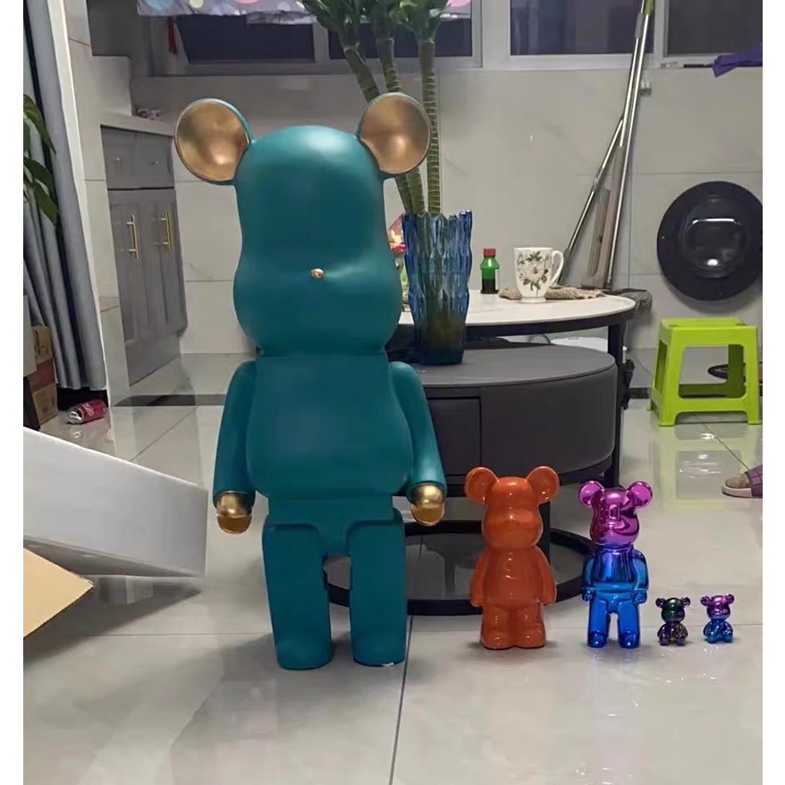 Gấu Bearbrick 50cm, 80cm, 1m, 1m2 hàng nhập khẩu loại 1 cao cấp fullbox phong cách màu sơn lì