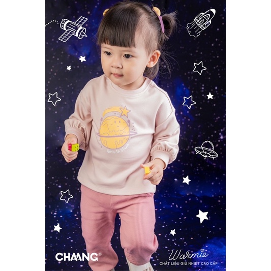 Chaang áo dài tay quần jogger Chaang Cosmos cho bé AW22D13