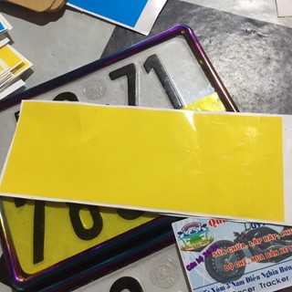 DECAL DÁN BIỂN SỐ CỰC ĐẸP