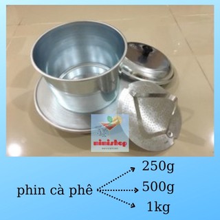 Phin cà phê nhôm - phin cà phê nhôm cỡ lớn - dụng cụ pha chế