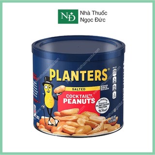 Đậu phộng muối planters salted cocktail peanuts, hộp 453g