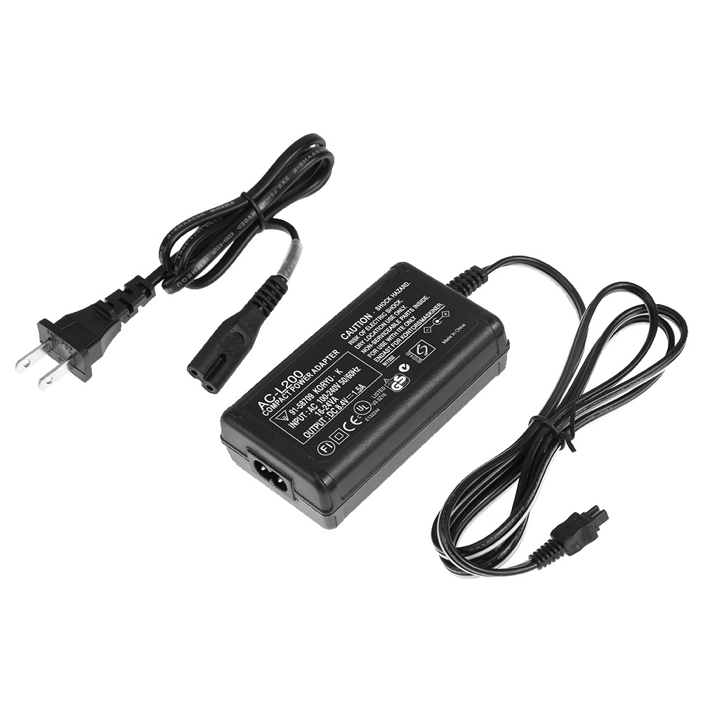 Bộ Sạc Nguồn H3C 100V-240V Cho Máy Quay Sony AC-L200 L25B (US)