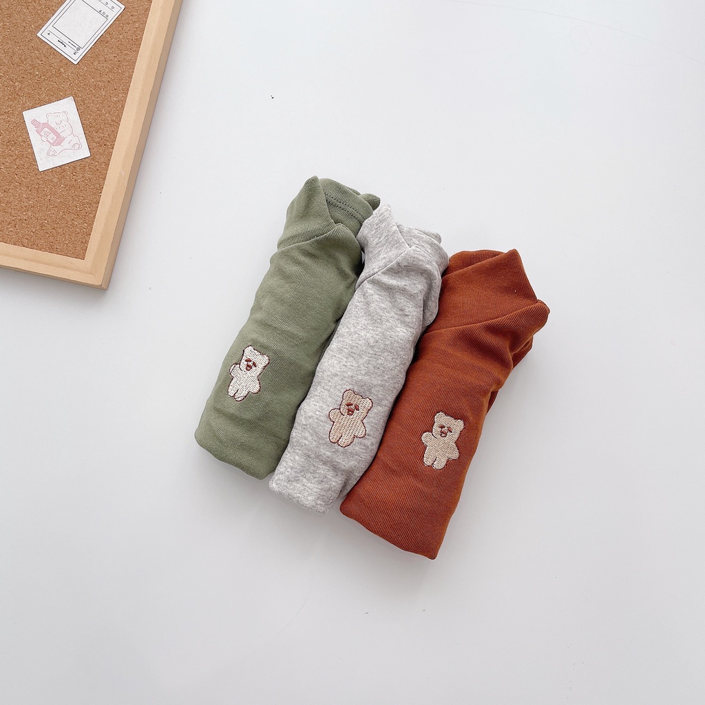 SET 3 ÁO GIỮ NHIỆT THÊU GẤU