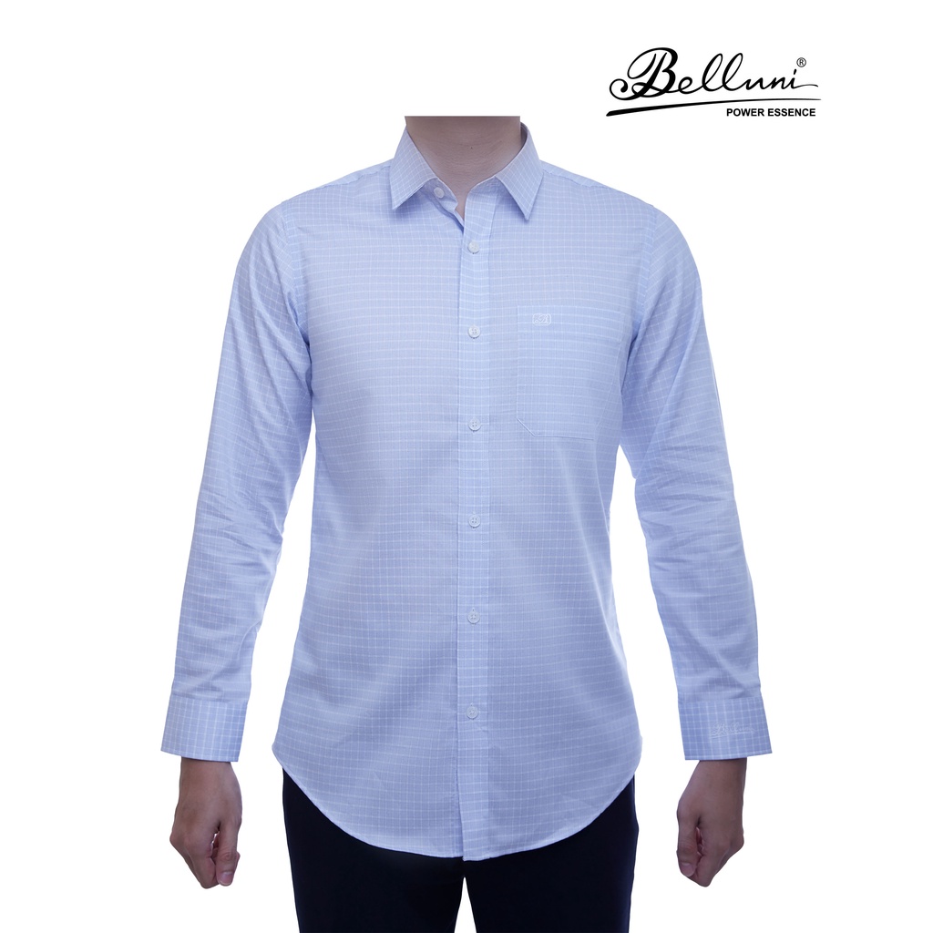 Áo sơ mi nam dài tay cao cấp BELLUNI LUXURY Chất 100% Cotton - ABD.CM.BE.164.B7