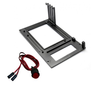 Đế bắt Main và Nút nguồn game Power led dài 80cm - Nút nguồn tròn dán Aone giao màu ngẫu nhiên IPShop