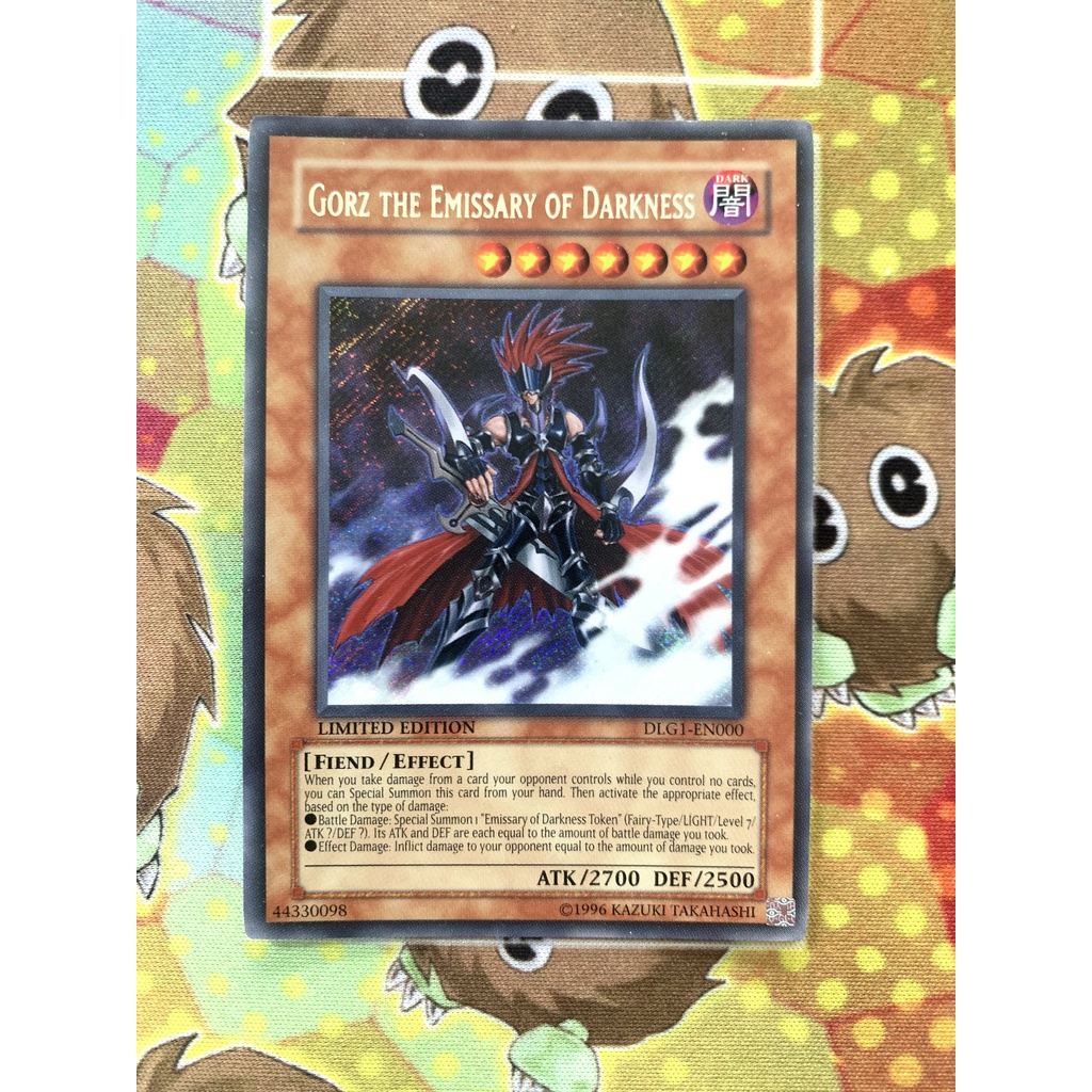 Thẻ Bài Yugioh Mint90 Monster Gorz the Emissary of Darkness - Secret