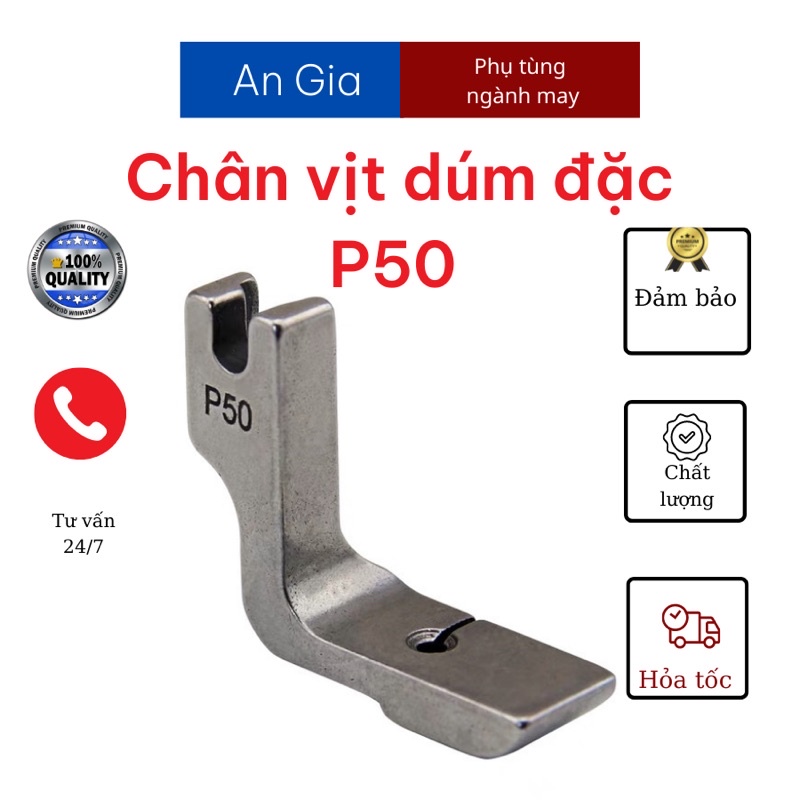 Chân vịt dúm P50 nhún bèo đặc