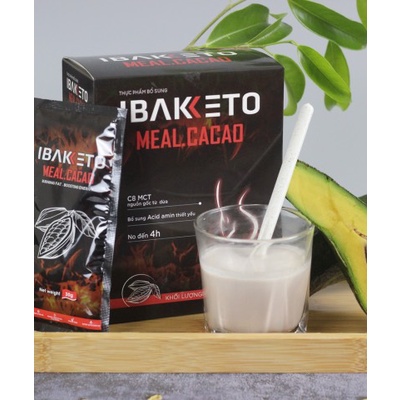IBAKETO bữa ăn thay thế chuẩn Dr Viễn ít calo cho người keto, ăn kiêng hỗ trợ giảm cân