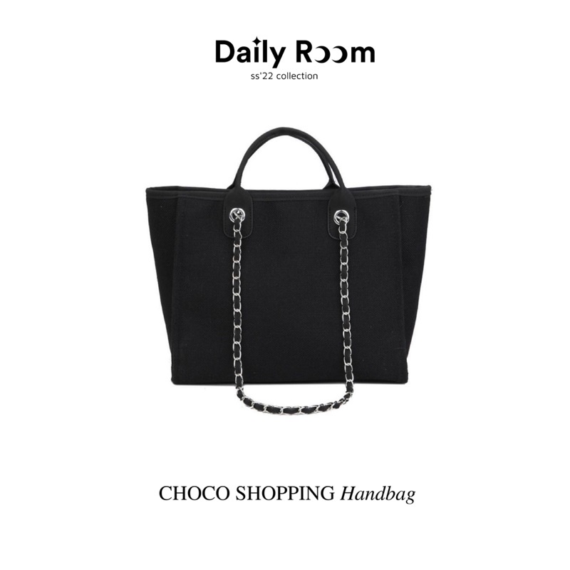 (Daily Room) Túi xách nữ Choco Shopping Bag lớn đựng laptop A4