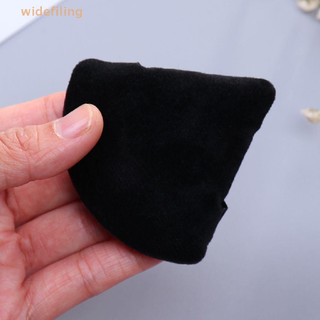 Mút Trang Điểm Hình Tam Giác Bằng Cotton Sa Tanh Mềm Mịn