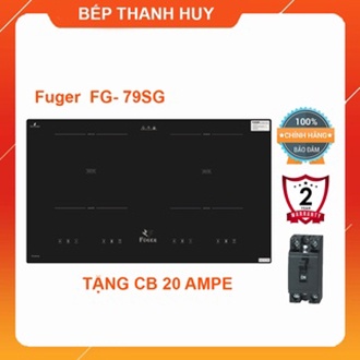 Bếp điện từ đôi Fuger FG - 79SG - Inverter siêu tiết kiệm điện.  Bảo hành 2 năm.