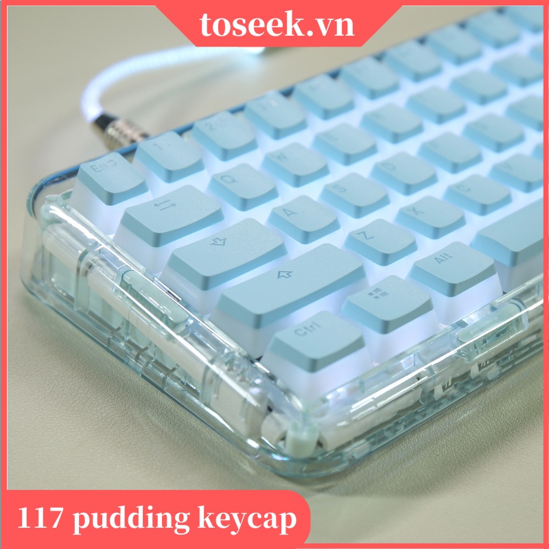 Mua Pudding Keycap mới Cấu hình OEM Chất liệu PBT Truyền ánh sáng RGB ...