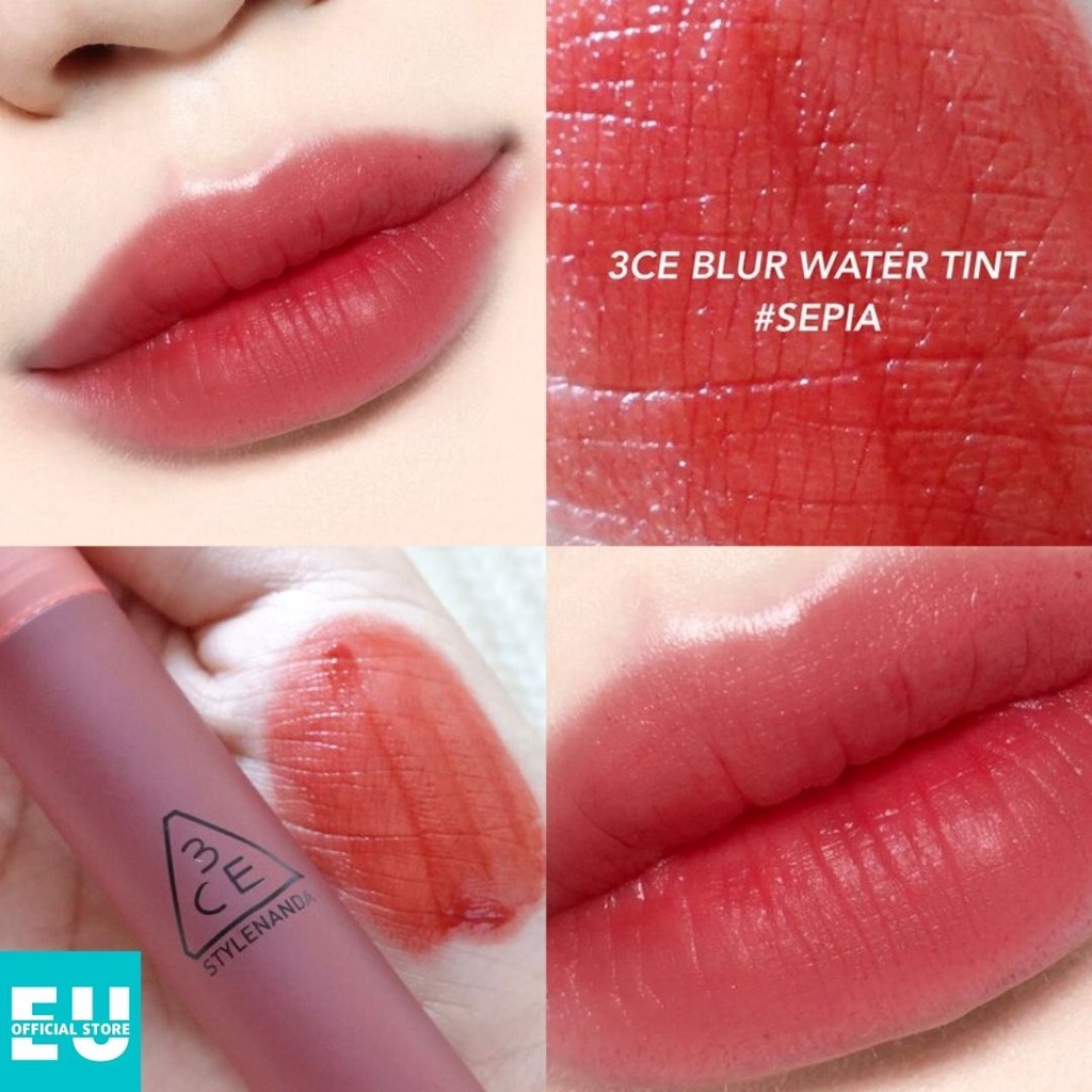 Son Kem Lì 3CE Velvet Lip Tint /Son thỏi 3CE vỏ trong suốt Soft Matte Lipstic