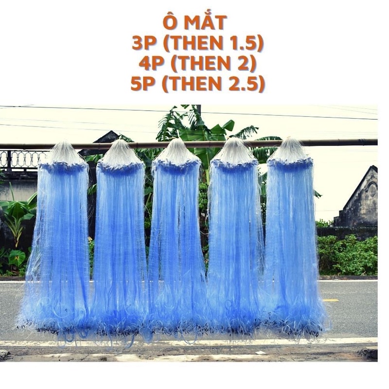 LƯỚI BẮT CÁ 3 màn Thái Lan thả cá ao hồ sông suối, Lưới đánh cá du lịch - bắt cá tôm