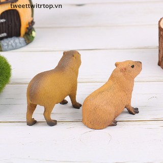 Mô Hình Đồ Chơi Sưu Tầm Capybara Hoang Dã Dễ Thương