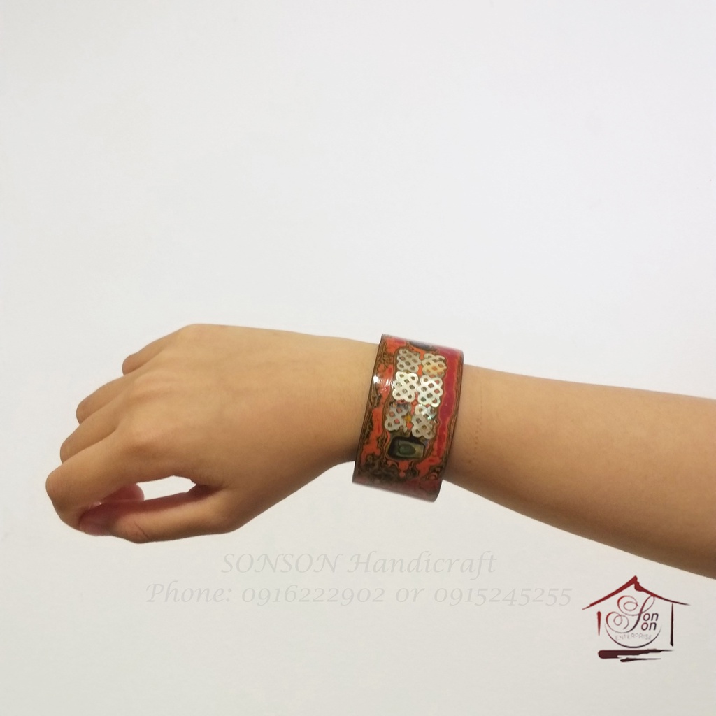 Vòng Tay Nữ Sơn Mài Thủ Công Cao Cấp Phong Cách Bohemian