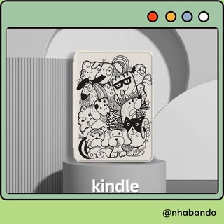 Ốp lưng Kindle, bao da bảo vệ máy đọc sách Kindle paperwhite 1/2/3/4, Basis 8th/10th mẫu Cute Animals