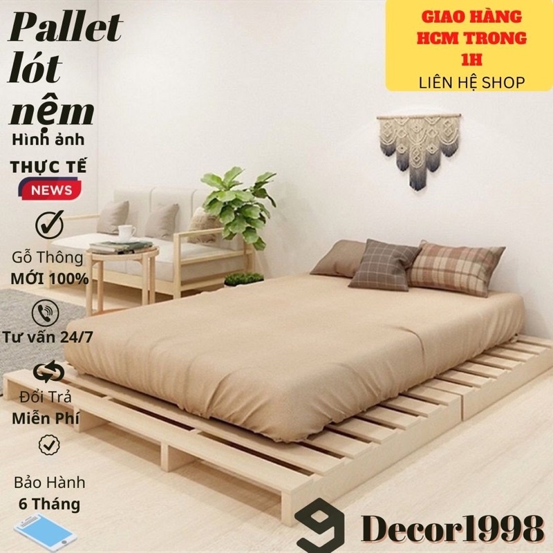 GIƯỜNG NGỦ PALLET, PALLET LẮP RÁP, GIƯỜNG NGỦ GẤP GỌN ĐỦ MỌI KÍCH THƯỚC GỖ THÔNG NHẬP KHẨU(ẢNH TẠI XƯỞNG)