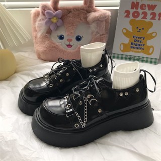 Giày Mary Jane nữ đế cao phong cách Lolita Gothic