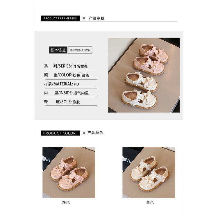 Giày Búp Bê Da Đế Mềm Đính Hạt Giả Ngọc Trai Xinh Xắn Phong Cách Lolita 2022 Cho Bé Gái