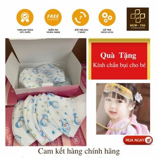 [ Hộp 50 Cái] Khẩu Trang 3D Mask Trẻ Em  kháng khuẩn