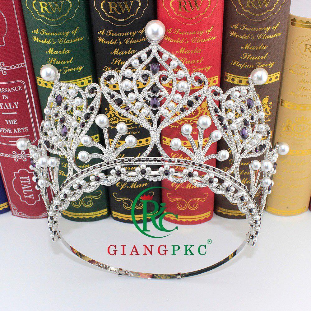 Vương miện Hoa Hậu Phạm Hương Đủ Màu cao 12 cm Giangpkc 2022  Phụ kiện cưới Giang