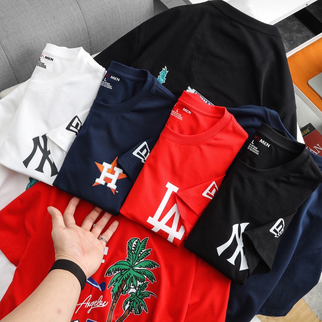 Áo thun nam cổ tròn NEWERA 1, áo phông unsex NICEMEN local brand full tag cotton 4 chiều vải dày dặn, mềm mịn