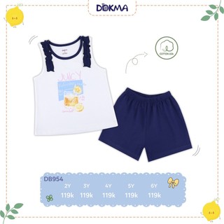 Bộ ba lỗ bé gái Dokma (2-6T) DBD3-DB954